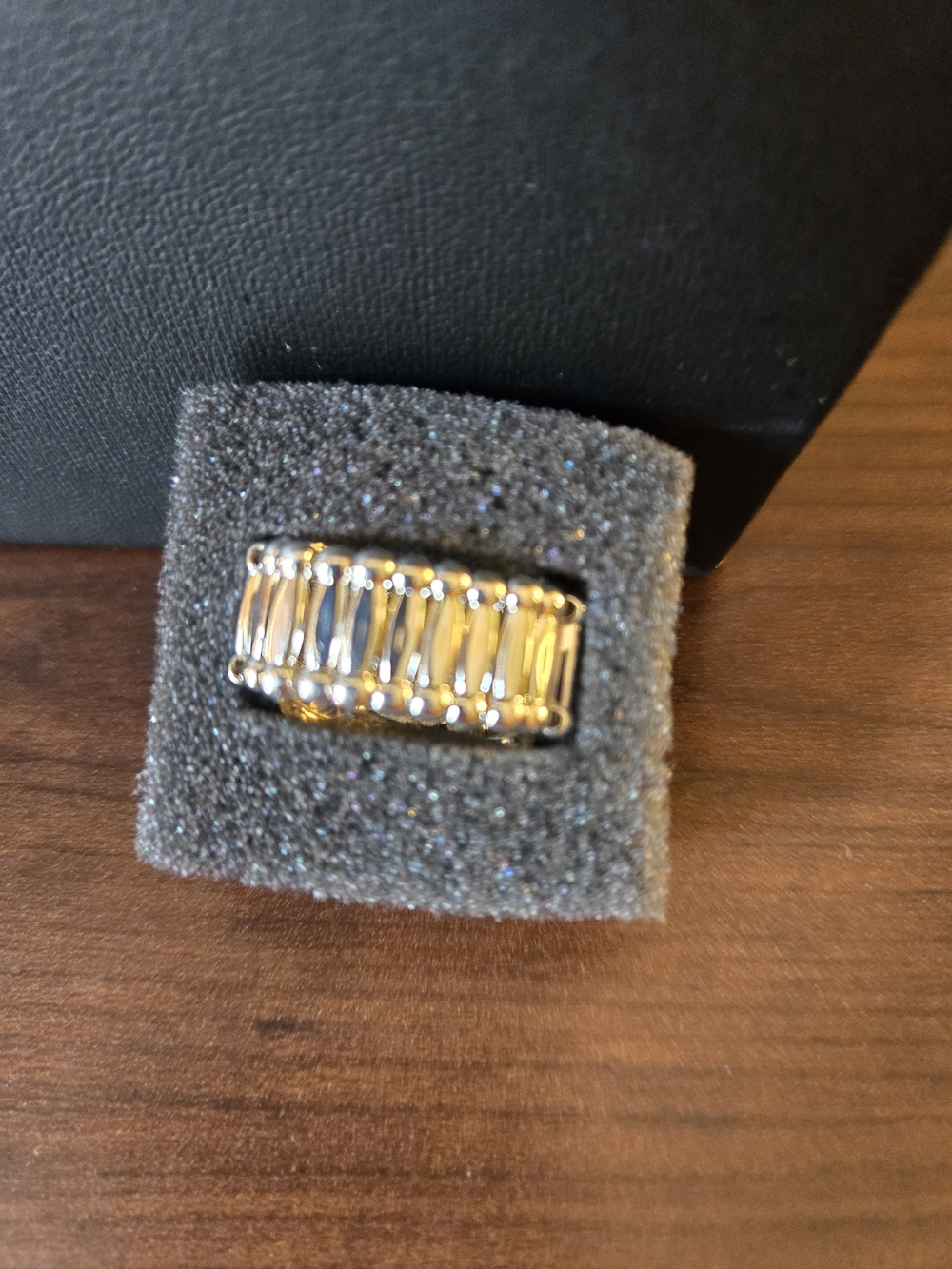 Statement Pink Crystal Cocktail Ring - Women Jewelry - Picture 2 of 2